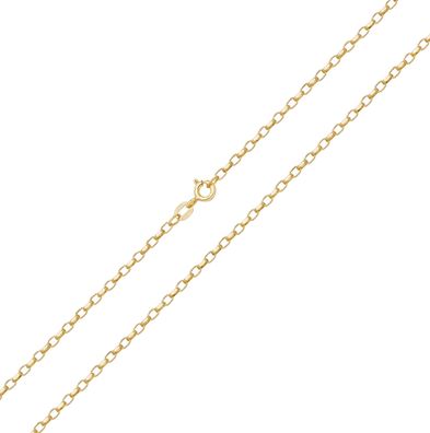 9 ct/Karat Gelb Gold 2mm Erbs Kette - 40.6, 45.7, 50.8, 55.9, 61, 66, 71.1, 76.2cm