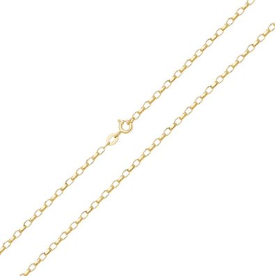 9 ct/Karat Gelb Gold 3mm Erbs Kette - 40.6, 45.7, 50.8, 55.9, 61, 66, 71.1, 76.2cm