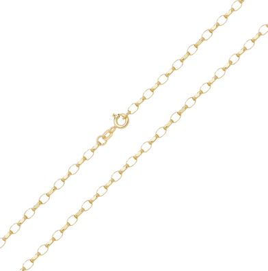 9 ct/Karat Gelb Gold 4mm Erbs Kette - 40.6, 45.7, 50.8, 55.9, 61, 66, 71.1, 76.2cm