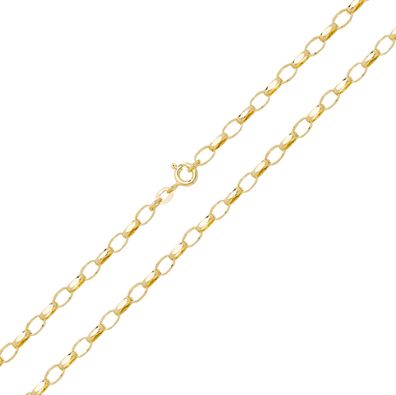 9 ct/Karat Gelb Gold 4mm Erbs Kette - 40.6, 45.7, 50.8, 55.9, 61, 66, 71.1, 76.2cm