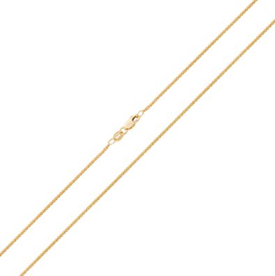 Exquisit 9 Karat (375) Gold Damen - Haferkorn Kette