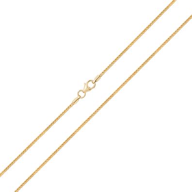 Elegant 9 Karat (375) Gold Damen - Haferkorn Kette