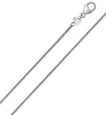 Raffiniert Platin 950 Damen - Haferkorn Kette - 40.6, 43.2, 45.7, 50.8, 55.9, 61cm