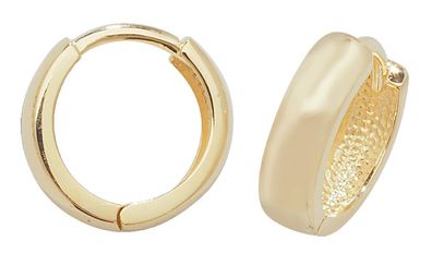 9 Karat (375) Gold Damen - Paar Creolen - 9mm*9mm