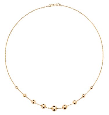 Stylische 9 ct/Karat Gelb Gold Damen - Halskette - 41.9cm