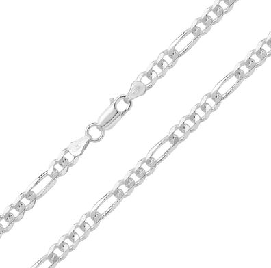 925 Sterling Silber 6mm Figaro Kette - 40.6, 45.7, 50.8, 55.9, 61, 66, 71.1, 76.2cm