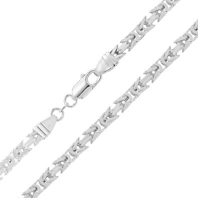 925 Sterling Silber Herren - Byzantinisch Armband - 20.3cm, 37 Gramm