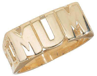9 ct/Karat Gelb Gold Damen - Mum Ring