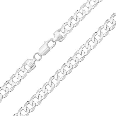 925 Sterling Silber 9mm Herren/Damen - Panzer Kette - 45.7, 50.8, 55.9, 61cm