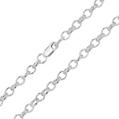 925 Sterling Silber 5mm Herren - Erbs Kette - 45.7, 50.8, 55.9, 61, 66, 71.1, 76.2cm