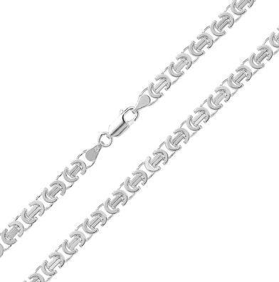 925 Sterling Silber 5mm Byzantiner Kette - 45.7, 50.8, 55.9, 61, 66, 71.1, 76.2cm