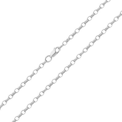 925 Sterling Silber 3mm Erbs Kette - 40.6, 45.7, 50.8, 55.9, 61, 66, 71.1, 76.2cm