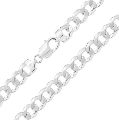 925 Sterling Silber 11mm Herren/Damen - Panzer Kette - 45.7, 50.8, 55.9, 61cm