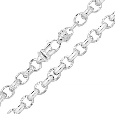 925 Sterling Silber 7mm Herren/Damen - Erbs Kette - 50.8, 55.9, 61, 66, 76.2cm