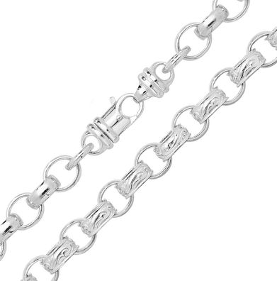 925 Sterling Silber 10mm Herren/Damen - Erbs Kette - 50.8, 55.9, 61, 66, 76.2cm