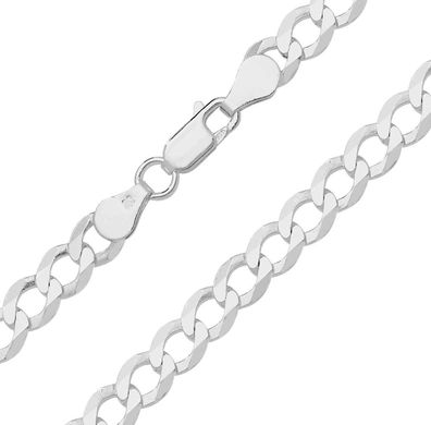 925 Sterling Silber 5mm Panzer Kette - 40.6, 45.7, 50.8, 55.9, 61, 66, 71.1, 76.2cm