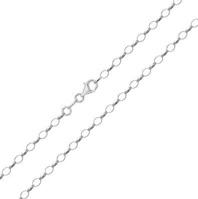 925 Sterling Silber 4mm Damen - Erbs Kette - 40.6, 45.7, 50.8, 55.9, 61cm
