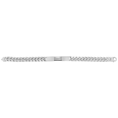 Edles 925 Sterling Silber Herren - Identifikationsarmband - 21.6cm, 40 Gramm