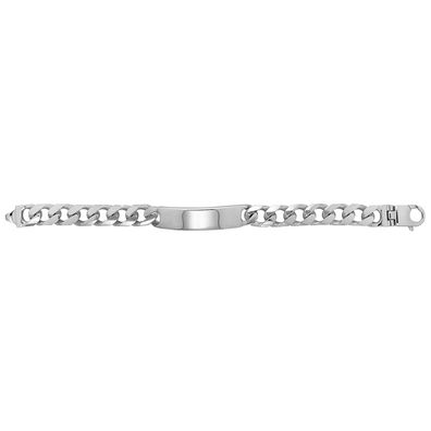 Klassisches 925 Sterling Silber Herren - Identifikationsarmband - 21.6cm, 67 Gramm