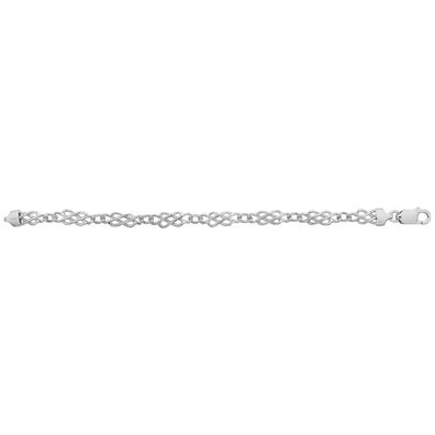 Keltische 925 Sterling Silber Damen - Armband - 0.1cm, 9 Gramm