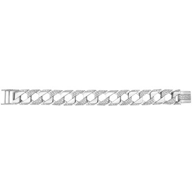 Edles 925 Sterling Silber Herren - Armband - 21.6cm, 59 Gramm