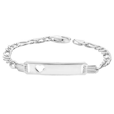 Schönes 925 Sterling Silber Mädchen - Armband - 15.7cm