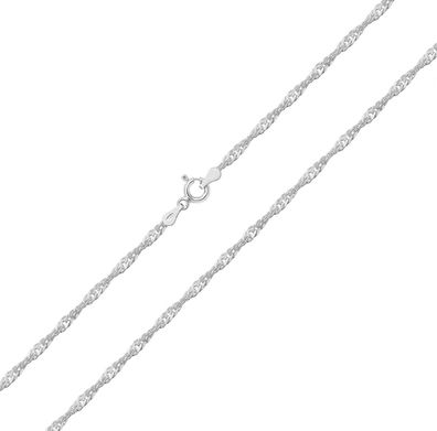 925 Sterling Silber Damen - Fußkette - 25.4cm