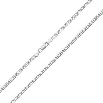 925 Sterling Silber Byzantiner Kette - 40.6, 45.7, 50.8, 55.9, 61, 66, 71.1, 76.2cm