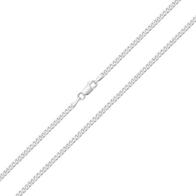 925 Sterling Silber 3mm Damen - Panzer Kette - 40.6, 45.7, 50.8, 55.9, 61cm