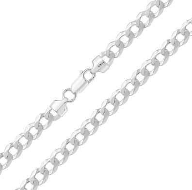 925 Sterling Silber Herren - Armband - 21.6cm, 9 Gramm