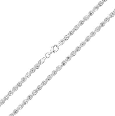 Wunderschön 925 Sterling Silber Damen - Seil Kette - 45.7, 50.8, 55.9, 61, 76.2cm