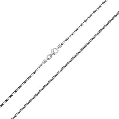 925 Sterling Silber 2mm Damen - Kette - 40.6, 45.7, 50.8, 55.9, 61cm