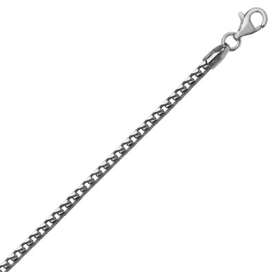 925 Sterling Silber 2mm Damen - Kette - 40.6, 45.7, 50.8, 55.9, 61, 66, 71.1, 76.2cm