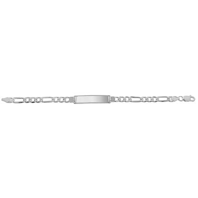 Schönes 925 Sterling Silber Damen - Identifikationsarmband - 19.1cm, 9 Gramm