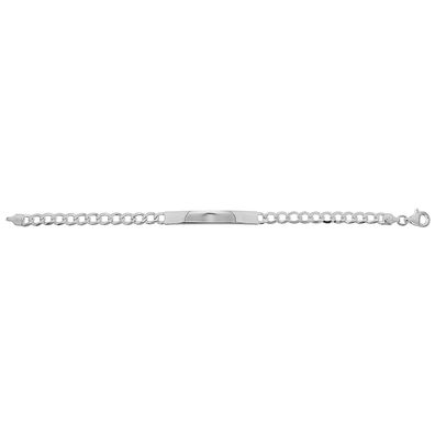 Schönes 925 Sterling Silber Damen - Identifikationsarmband - 0.1cm, 8 Gramm