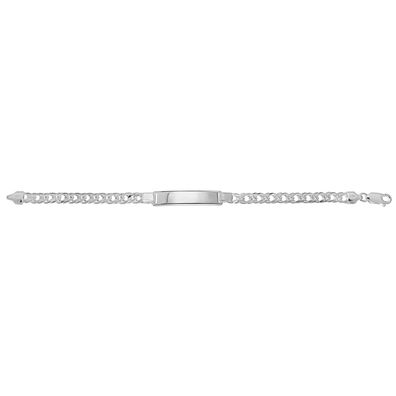 925 Sterling Silber Damen - Identifikationsarmband - 0.1cm, 10 Gramm