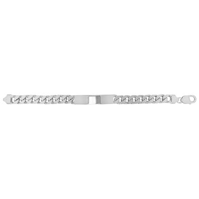 Edles 925 Sterling Silber Herren - Identifikationsarmband - 21.6cm, 50 Gramm