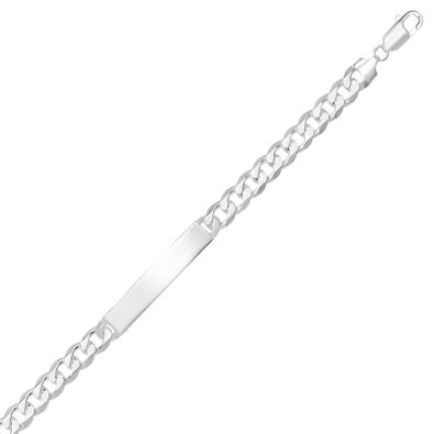 Klassisches 925 Sterling Silber Herren - Identifikationsarmband - 21.6cm, 22 Gramm