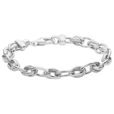 Wunderschönes 925 Sterling Silber Damen - Armband - 0.1cm, 13 Gramm