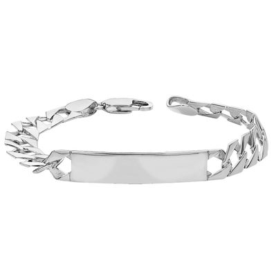 Modisches 925 Sterling Silber Baby - Identifikationsarmband - 16.4cm, 6 Gramm