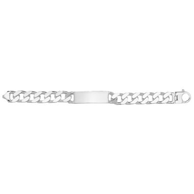 Modisches 925 Sterling Silber Herren - Identifikationsarmband - 22.2cm, 72 Gramm