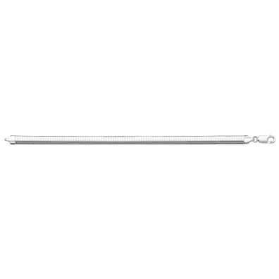 Modernes 925 Sterling Silber Omega Damen - Armband - 0.1cm, 11 Gramm