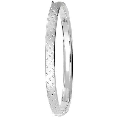 925 Sterling Silber Damen - Armreif - 6cm, 6 Gramm