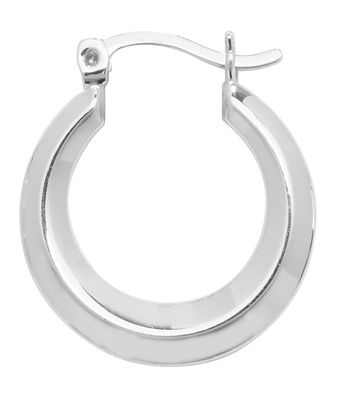 Modische 925 Sterling Silber Damen - Paar Creolen