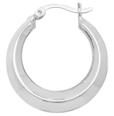 Modische 925 Sterling Silber Damen - Paar Creolen