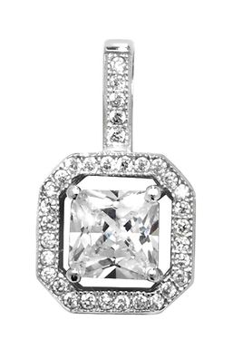 Wunderschöner 925 Sterling Silber Damen - Anhänger mit Zirkonia