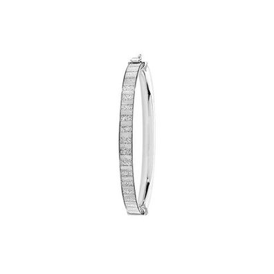 Wunderschöner 925 Sterling Silber Mädchen - Klappbar Armreif - 4.2cm, 5 Gramm