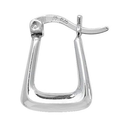 Elegante 925 Sterling Silber Baby - Paar Creolen