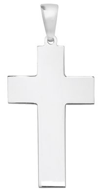 Klassischer 925 Sterling Silber Kreuz Damen - Anhänger