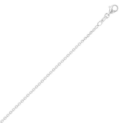925 Sterling Silber 2mm Damen - Erbs Kette - 40.6, 45.7, 50.8, 55.9, 61cm